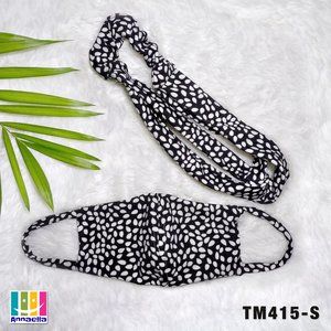Annaella Headband / Turban & Face Mask Set, TM415S